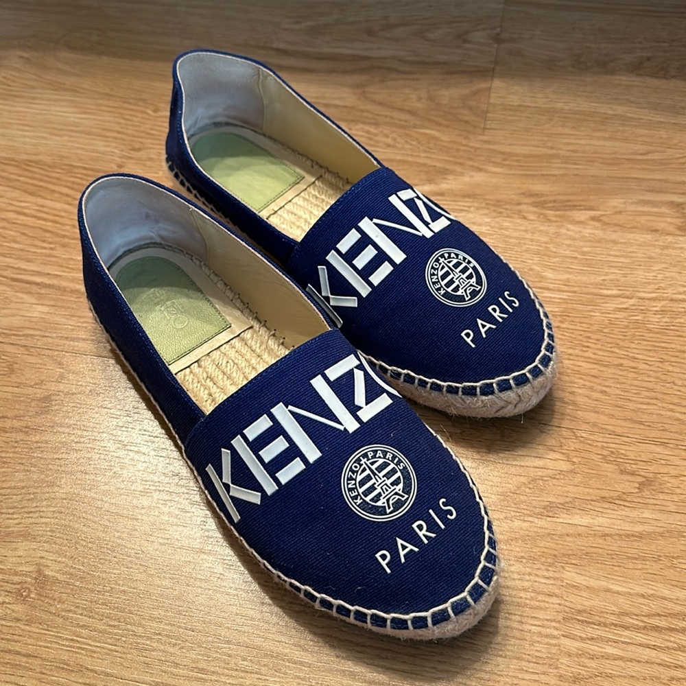 Kenzo Blue Espadrilles 37